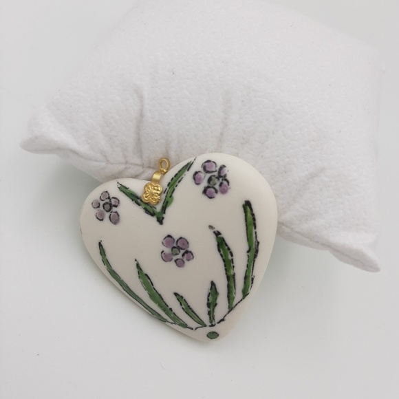 Vintage Monet Heart Shape Pendant - Picture 3 of 5